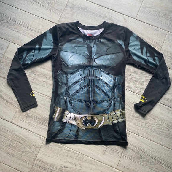 Rash Guard: Batman Long Sleeve, Size Small - Picture 1 of 5